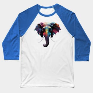 Elephant painter Baseball T-Shirt